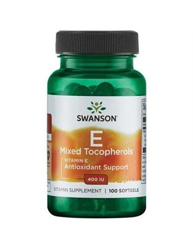 E-vitamin 400IU blandede tokoferoler - 100 kapsler