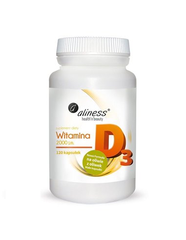 D3-vitamin 2000IU, 120 hætter