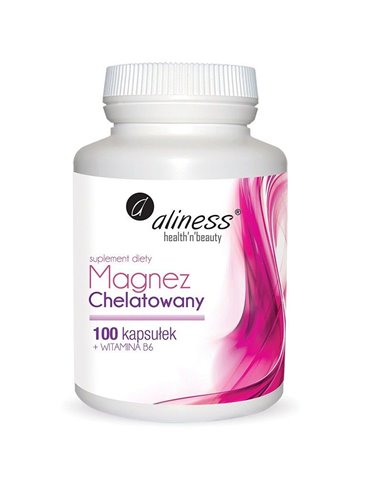 Chelateret magnesium + vitamin B6, 100 hætter
