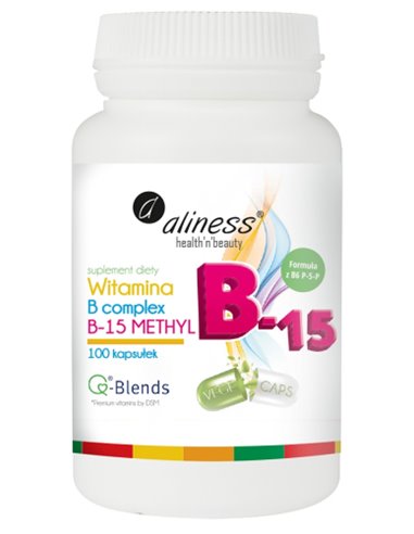 Vitamina B Complex B-15 Methyl, 100 hætter