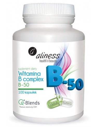 Vitamin B-kompleks B-50 100 hætter.