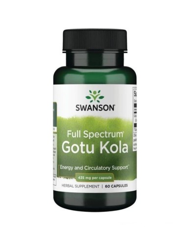 Gotu Kola Swanson - 60 kapsler, 435 mg