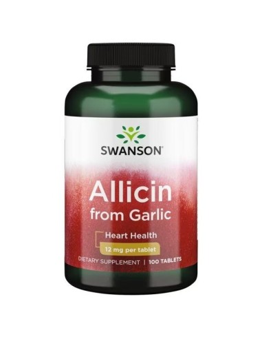 Allicin 100% ren 12mg. 100 tabletter