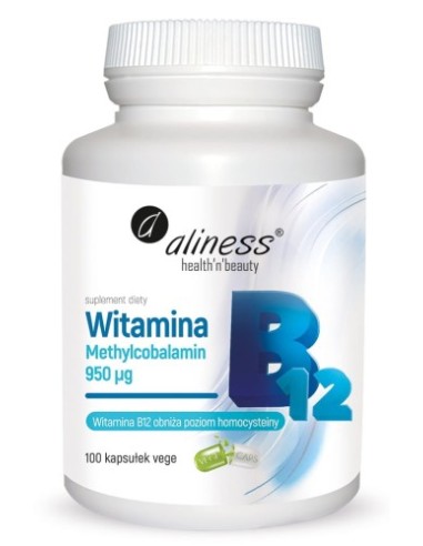 Vitamin B12 Methylcobalamin 950 µg, 100 kapsler